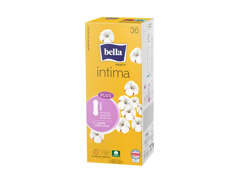 Bella Panty Intima Plus Panty Liners XL, 36 Pieces