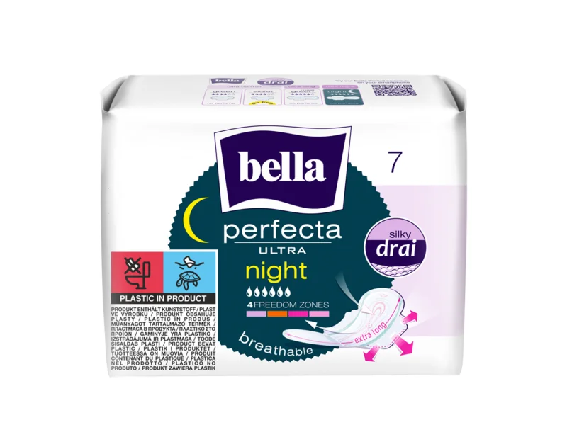Bella Perfecta Night Silky Drai Sanitary Pads